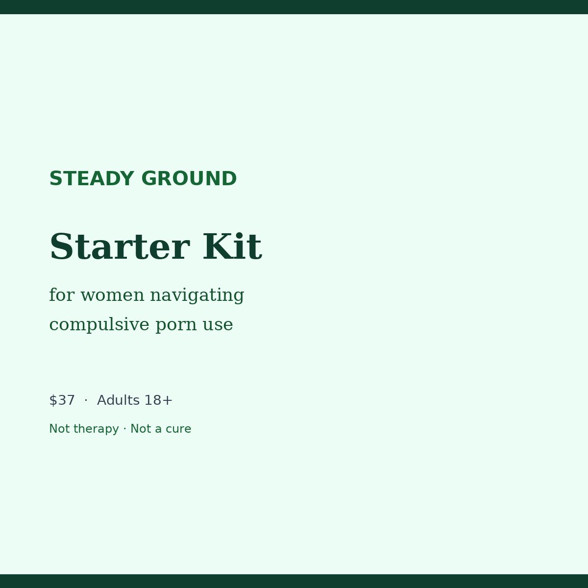 Steady Ground Starter Kit product cover
